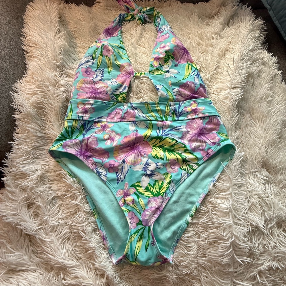 Adore Me Tropical Floral Swimsuit